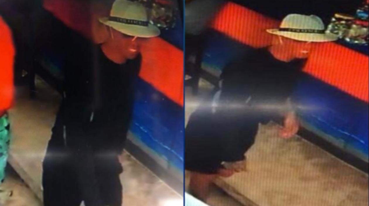 El presunto sicario del fiscal antidrogas.