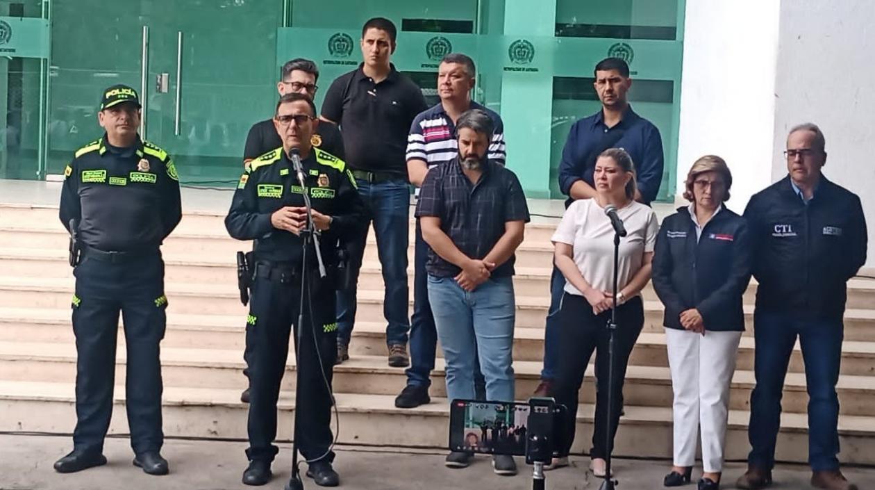 Rueda de prensa de Policía y Fiscalía.