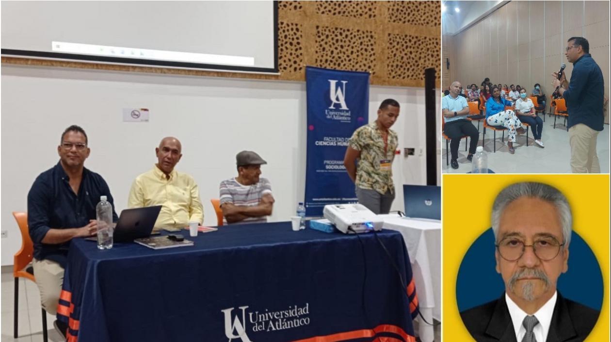 Foro de Sociología se cumple en la sede norte de Uniatlántico, rinde homenaje a docente Hernando Parra.