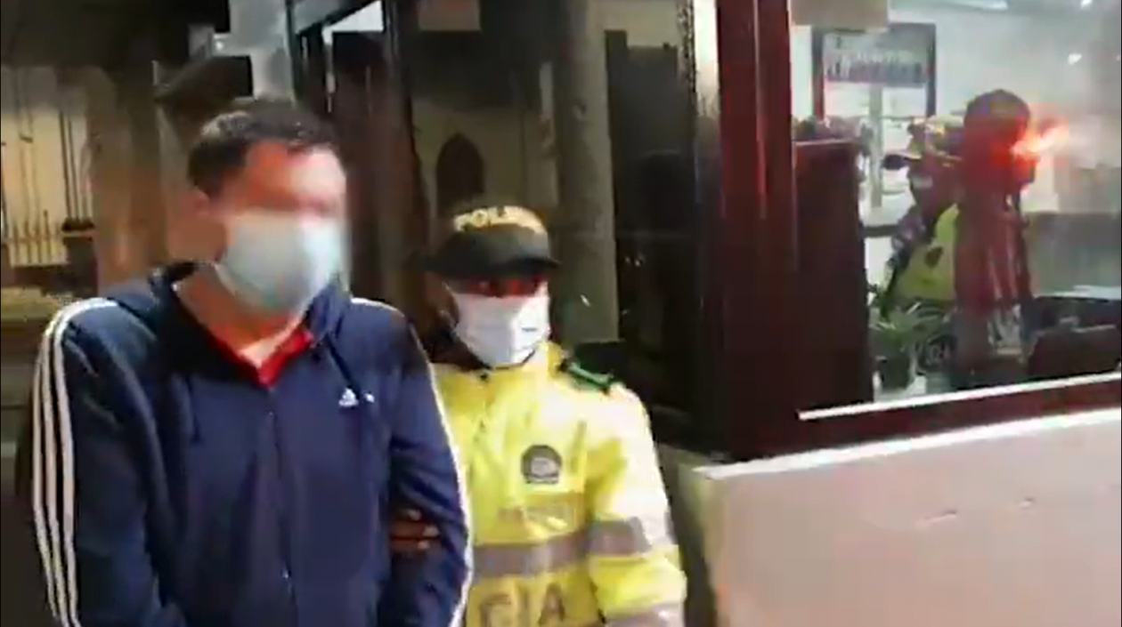 Jorge Enrique López Benavides fue capturado en Bogotá.