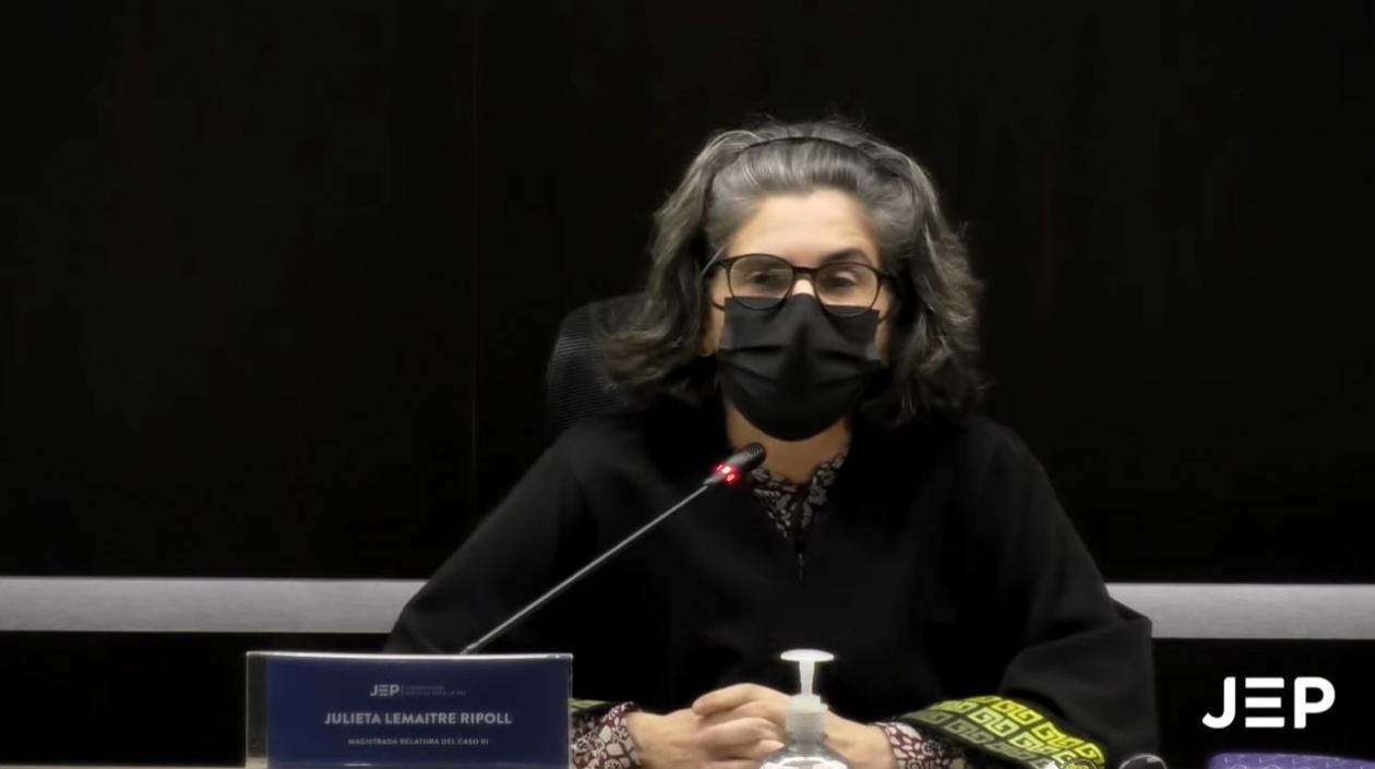 Magistrada Julieta Lemaitre R.