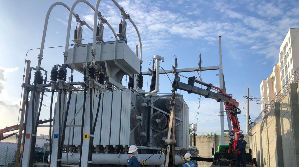 Subestación eléctrica.