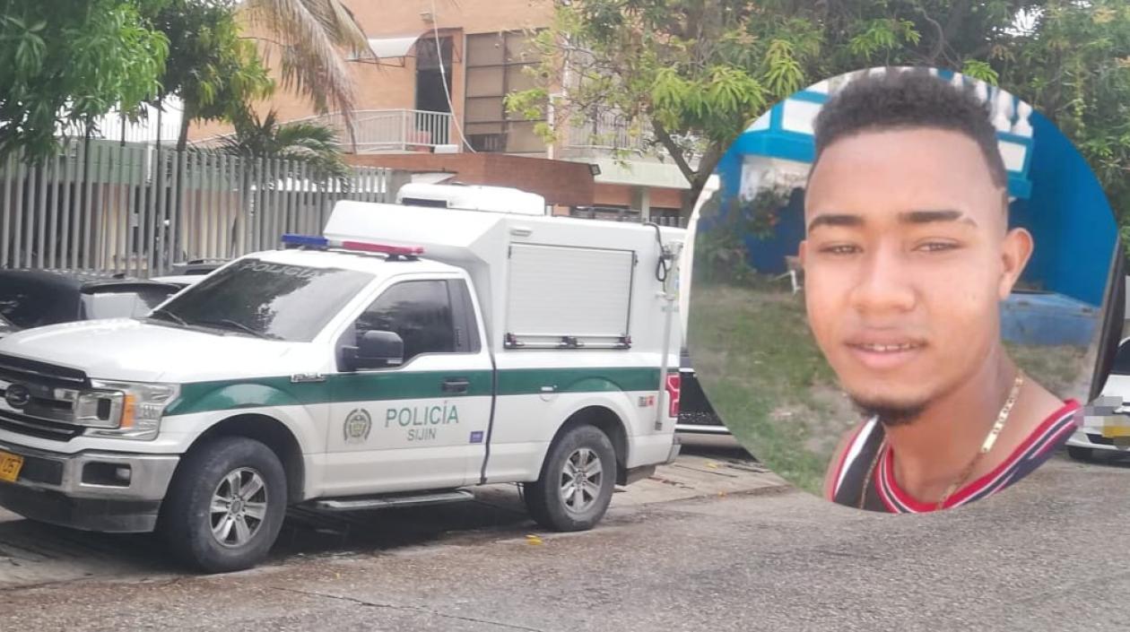 Johender Trespalacios, la víctima.