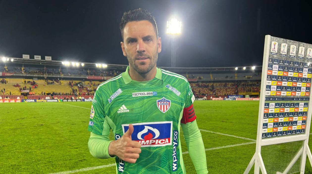 Sebastián Viera, capitán de Junior. 