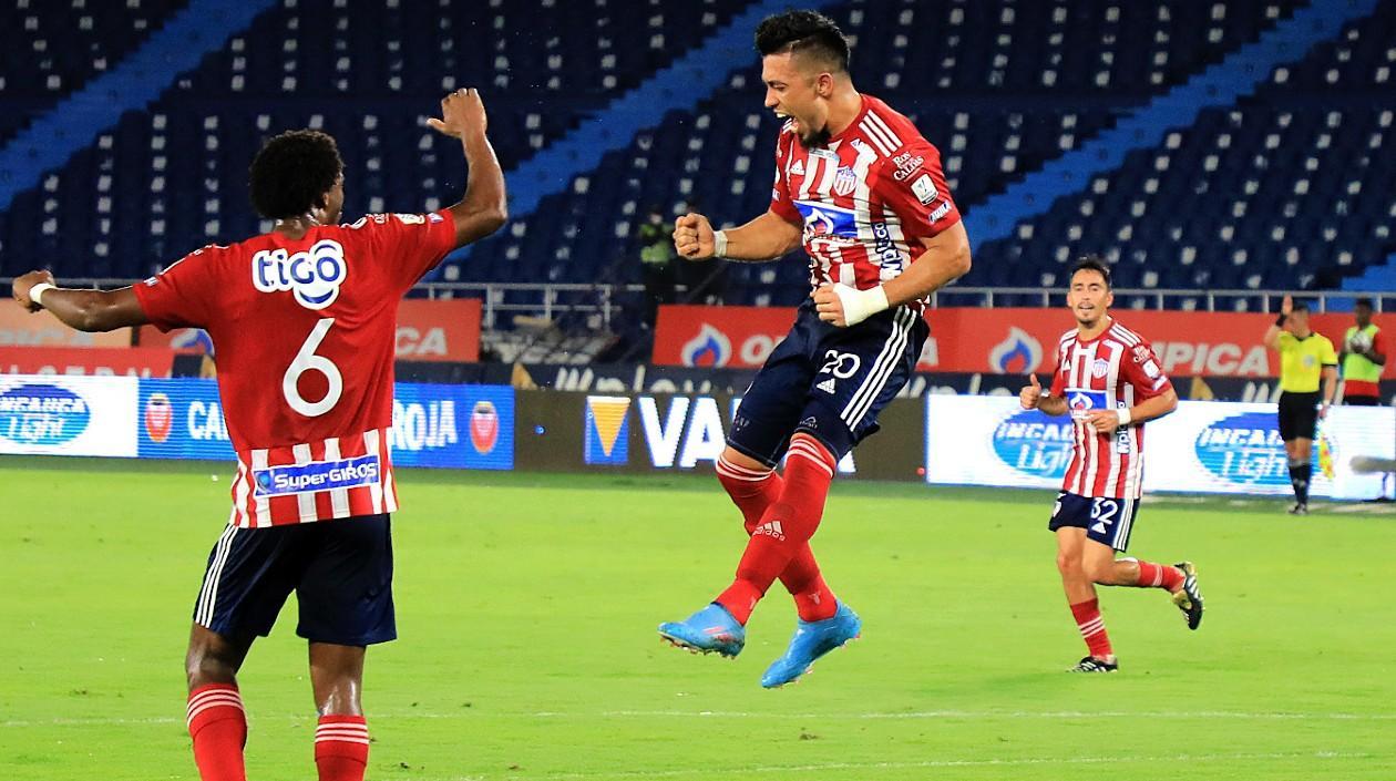 Fernando Uribe, delantero de Junior. 