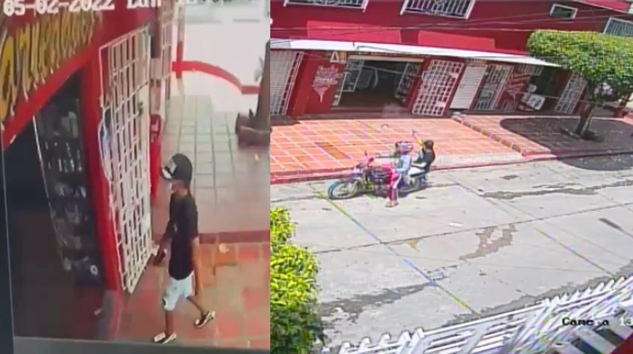 Ataque a bala a una tienda del barrio El Valle de Barranquilla. 