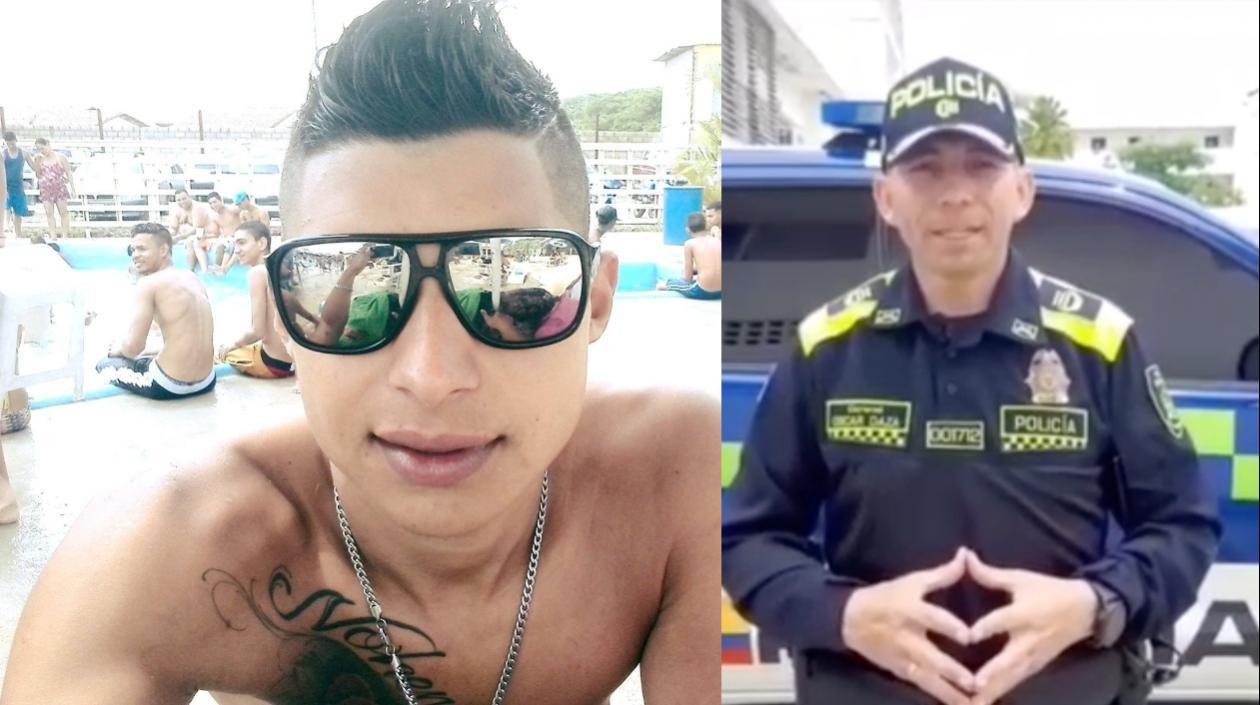 Gregory Alejandro Reyes, presunto responsable (izquierda).