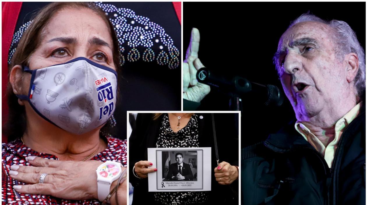 Maricel Albertini y Francisco Pecci, padres del fiscal paraguayo asesinado en Colombia.