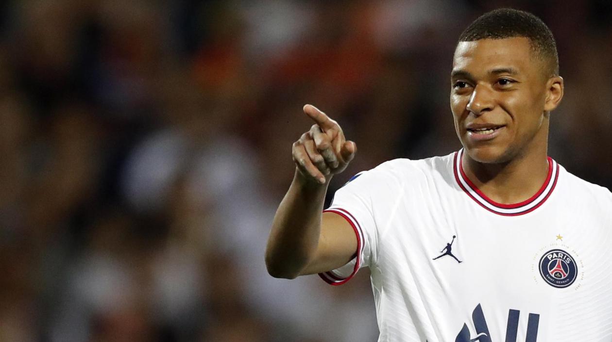 Kylian Mbappé, delantero francés. 