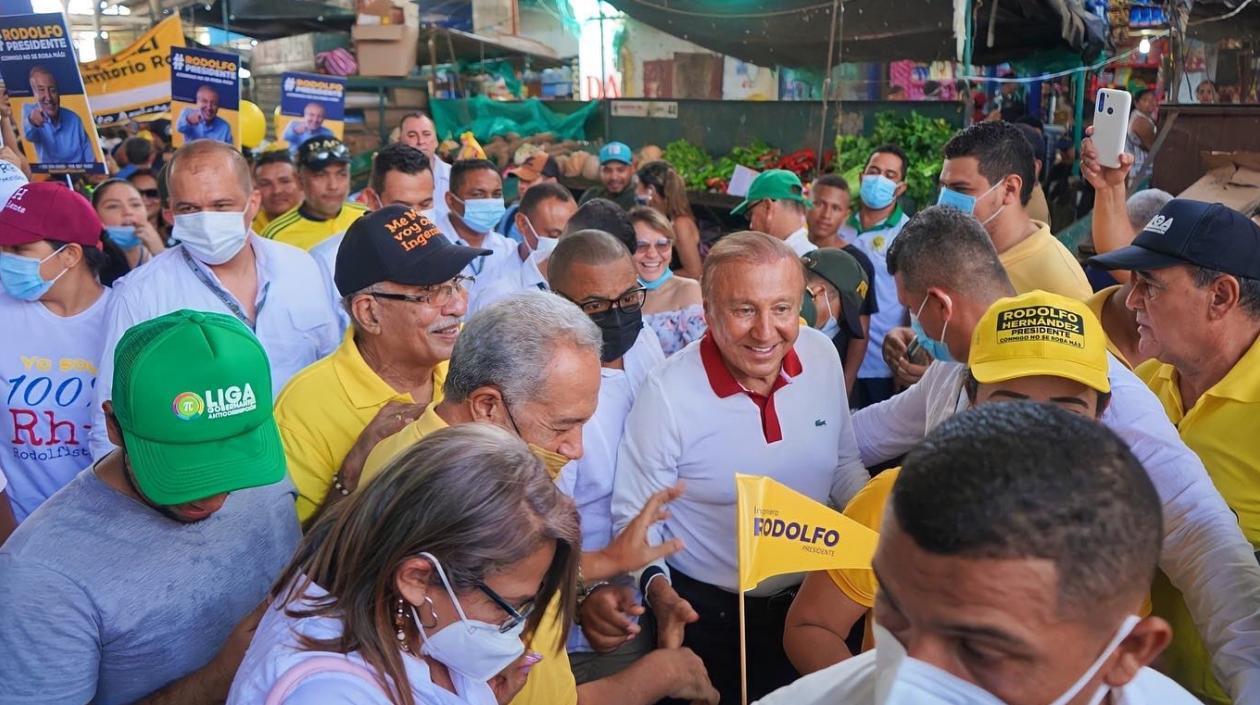 El ingeniero Rodolfo Hernández, candidato presidencial.