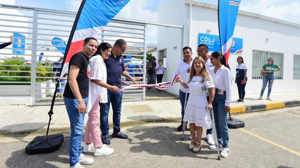 Acto de entrega en Baranoa.