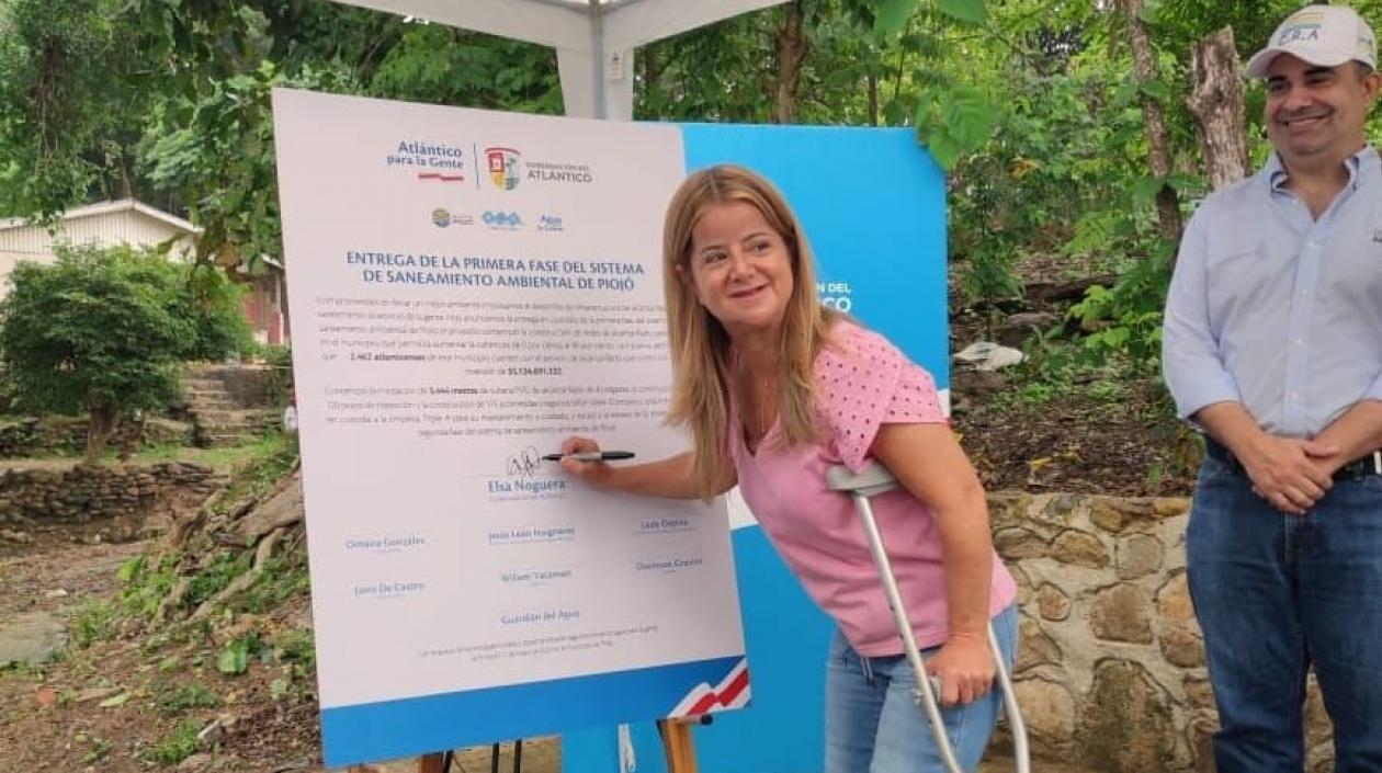 La Gobernadora del Atlántico, Elsa Noguera.