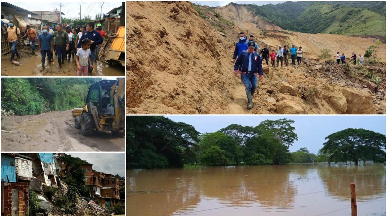 Las lluvias han dejado en el país 9 personas desaparecidas.