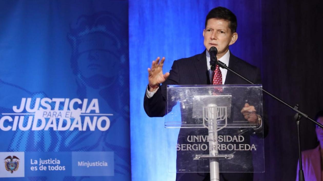 Wilson Ruiz, Ministro de Justicia.