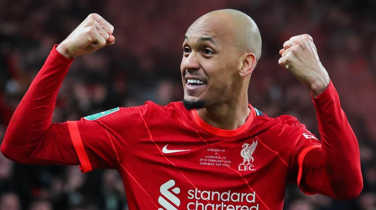 Fabinho, jugador del Liverpool. 