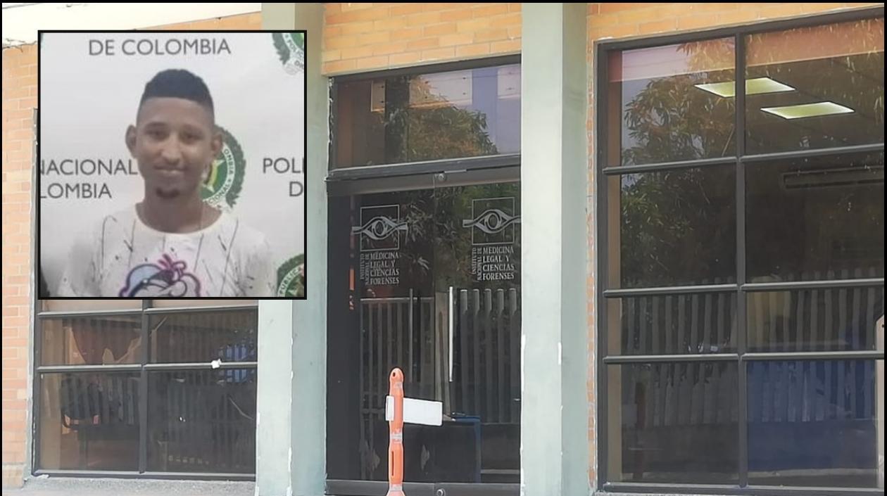 Jefferson Andrés Miranda Ursola y fachada de Medicina Legal