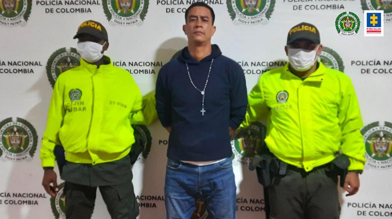 Alias 'Cantiflas' tras ser capturado por la Policía. 