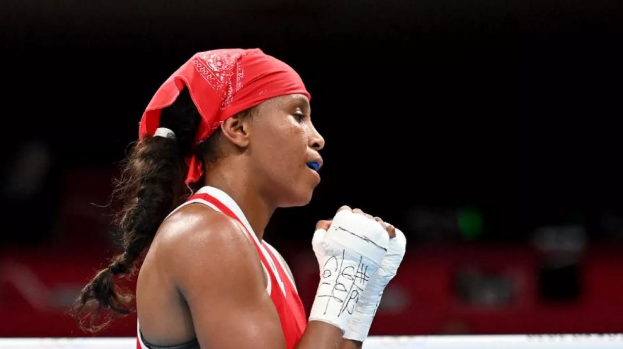 Ingrit Valencia, boxeadora colombiana. 