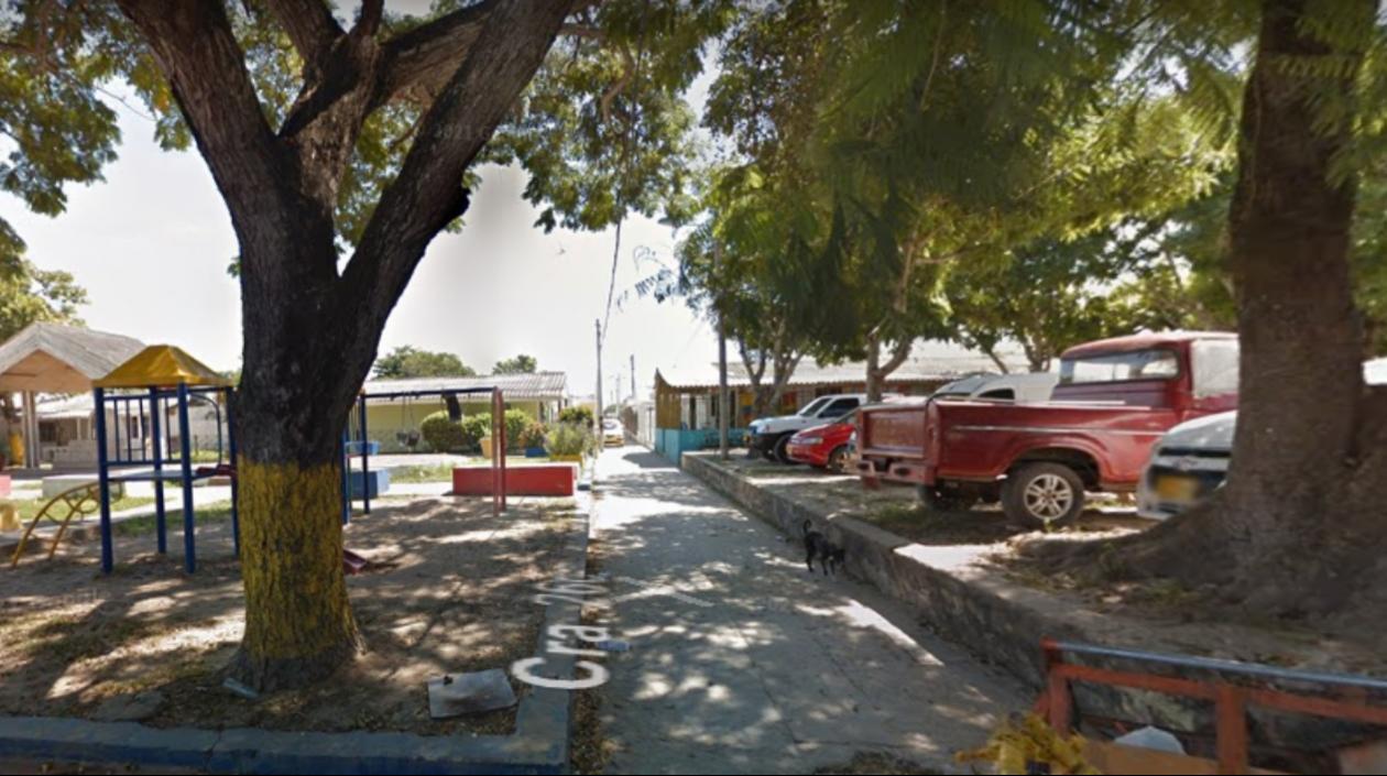 Carrera 26C con calle 26, barrio El Concord, donde ocurrió el fleteo. 