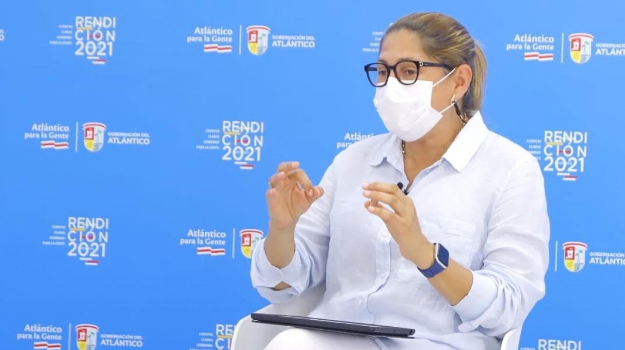 Alma Solano, Secretaria de Salud del Atlántico.