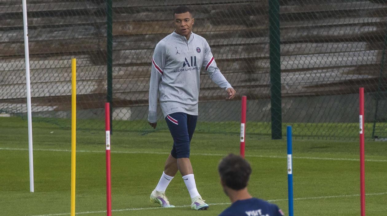 Kylian Mbappé, delantero francés. 