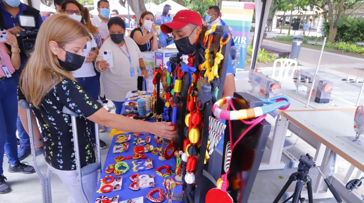 La gobernadora del Atlántico, Elsa Noguera.
