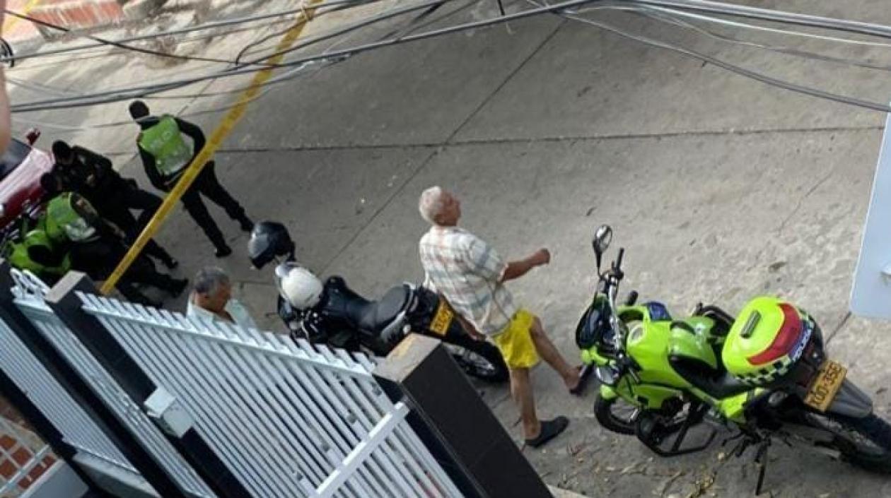 Lugar donde fue encontrado Víctor Andrés Rivera