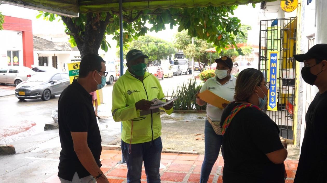 Socialización de los cambios con la comunidad del sector.