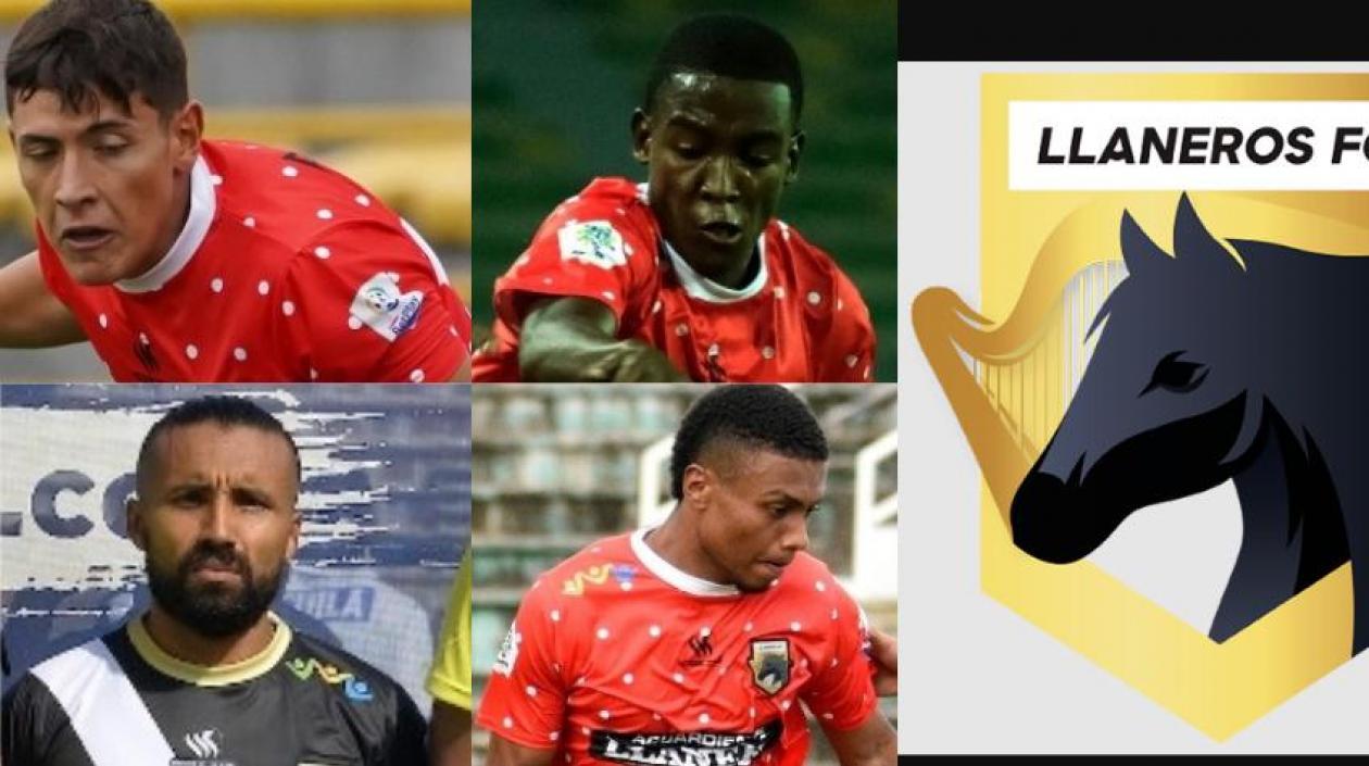 Los cuatro jugadores sancionados.