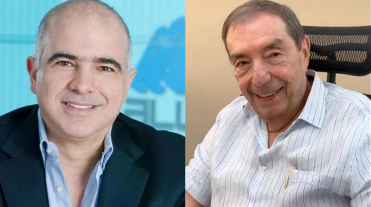 Christian Daes, COO de Tecnoglass, y Fuad Char, de Olímpica.