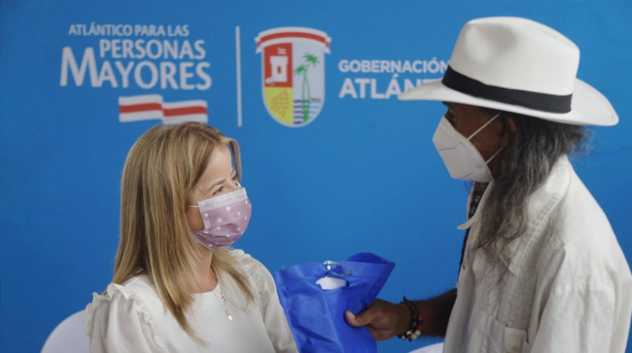 La gobernadora del Atlántico, Elsa Noguera.