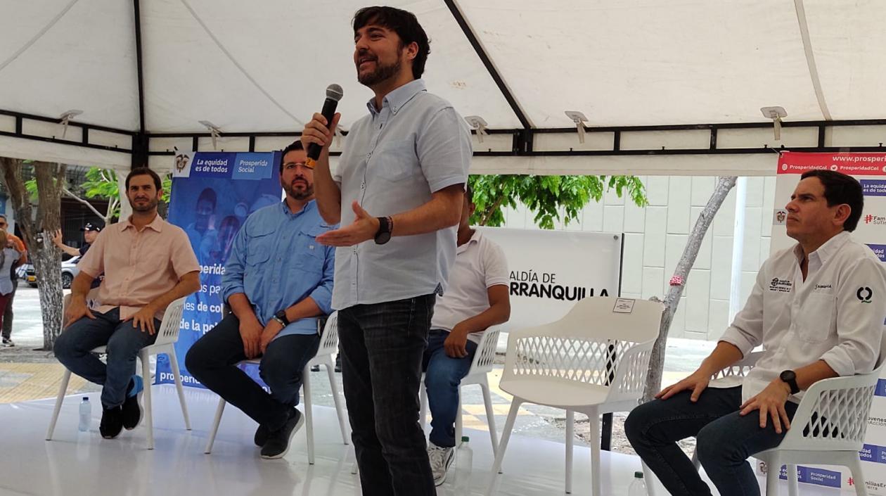 El Alcalde de Barranquilla, Jaime Pumarejo.