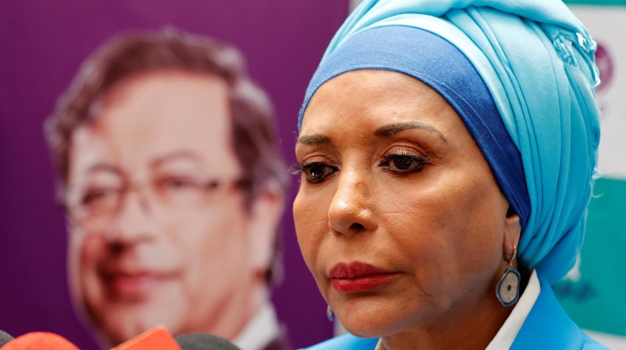 La senadora electa Piedad Córdoba.