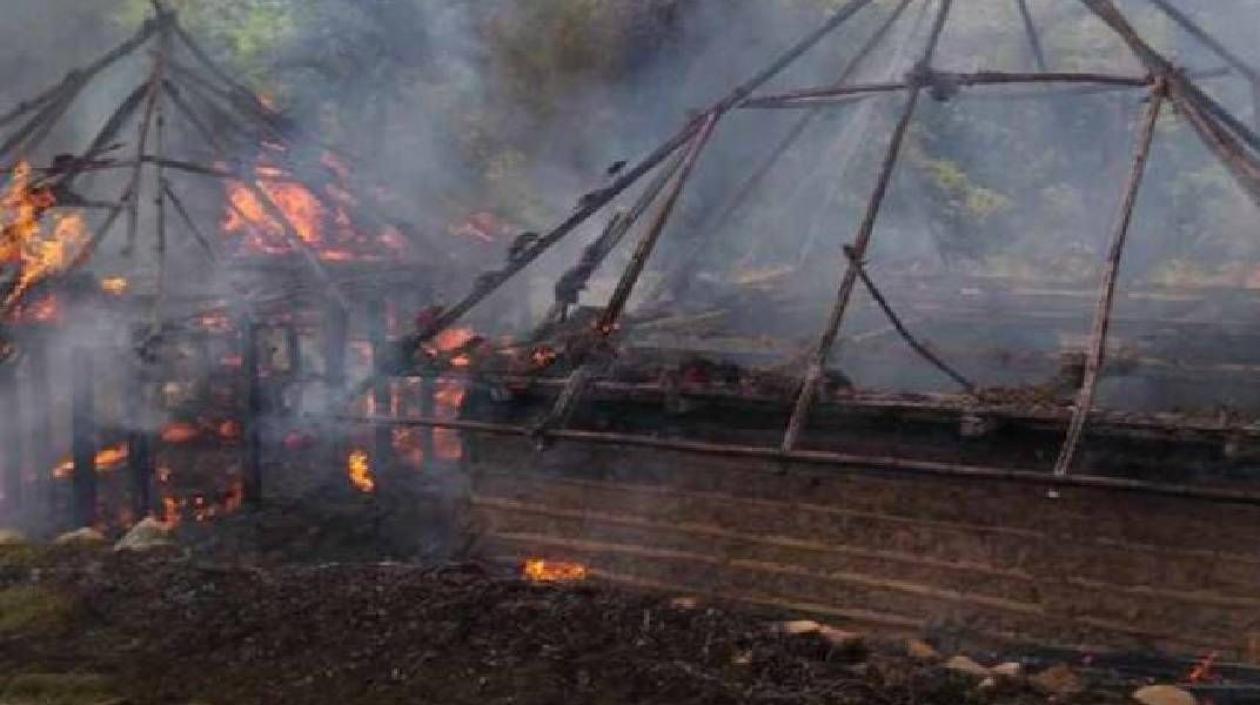 Así quedaron las viviendas.