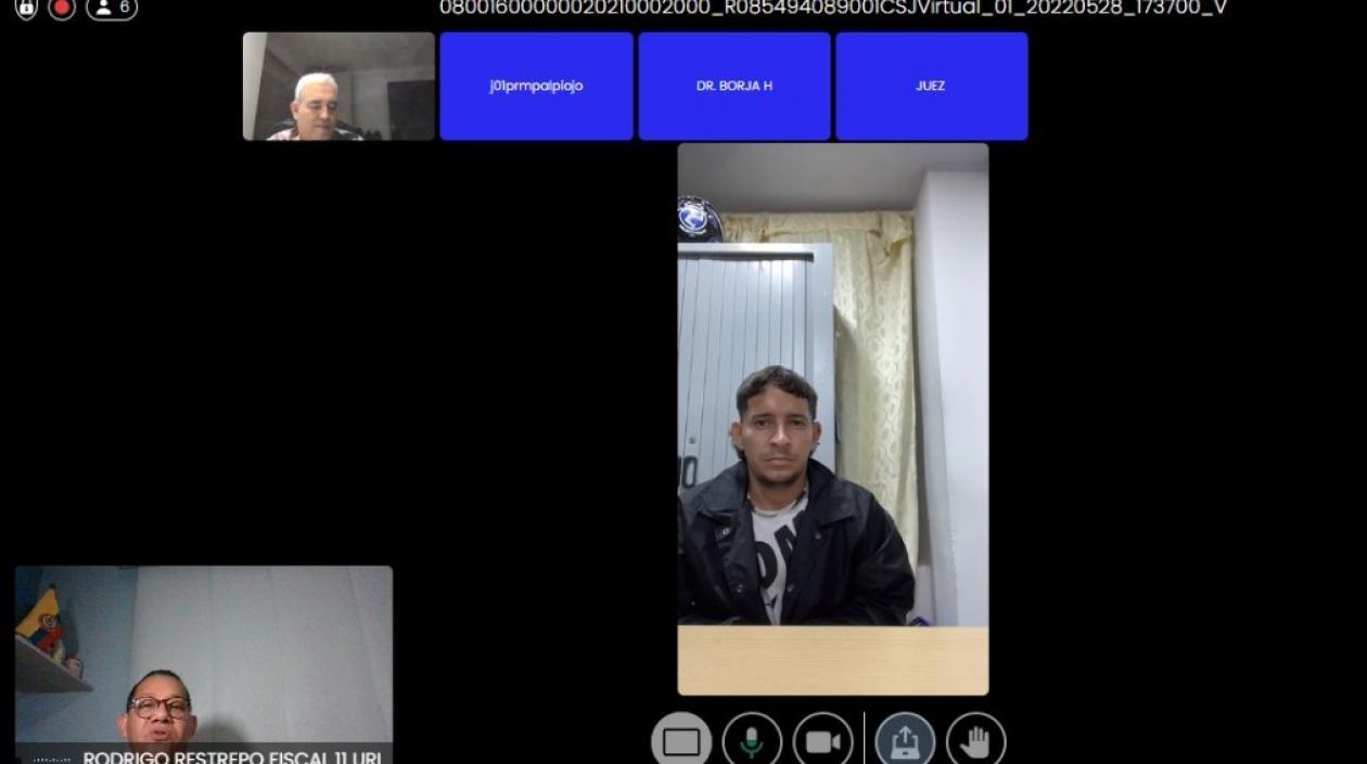 Audiencia de Fredy Enrique Pinzón Pérez