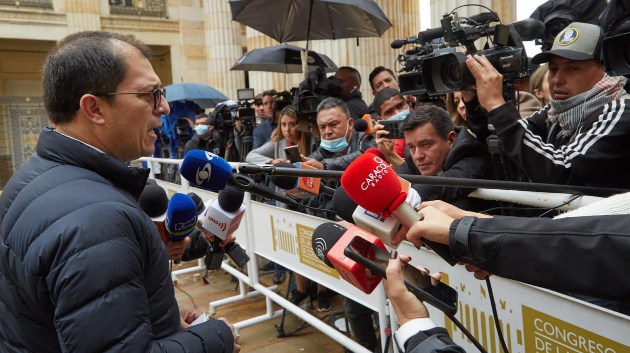 Fiscal Francisco Barbosa en sus declaraciones.