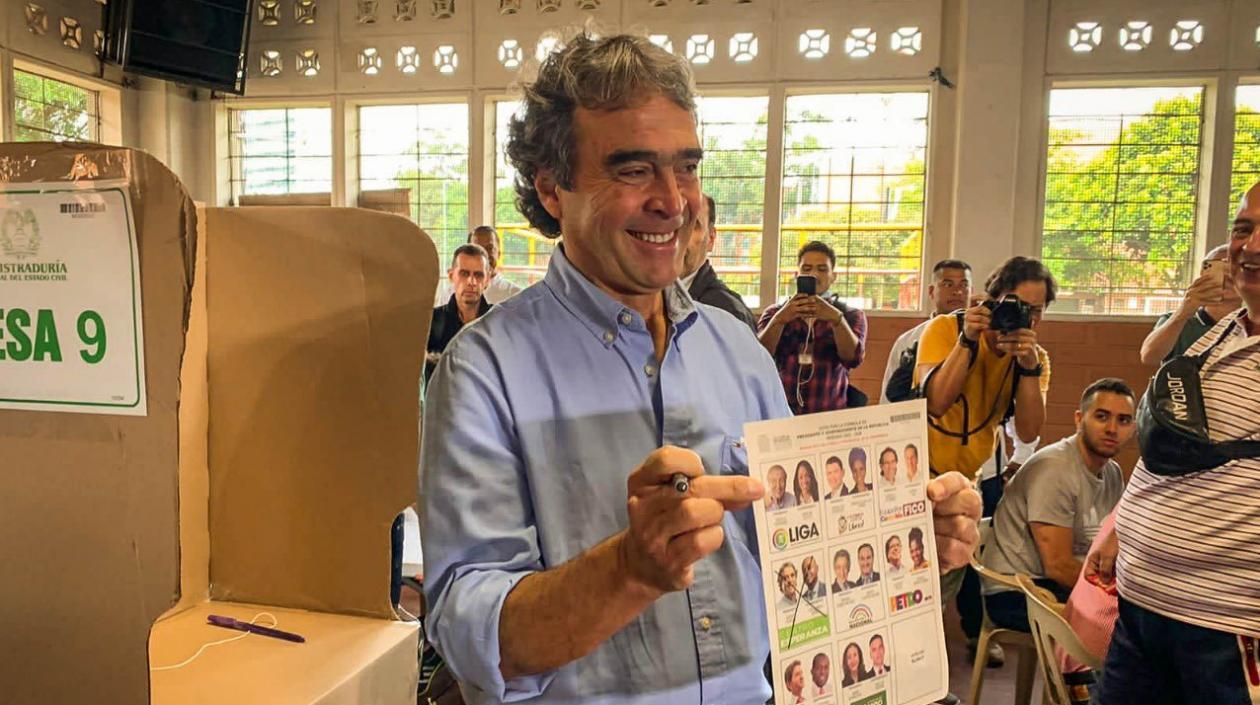 El candidato presidencial Sergio Fajardo.