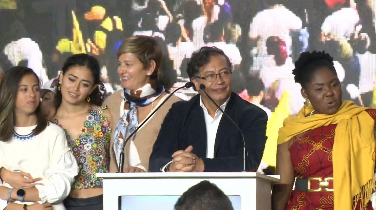 El candidato presidencial Gustavo Petro.