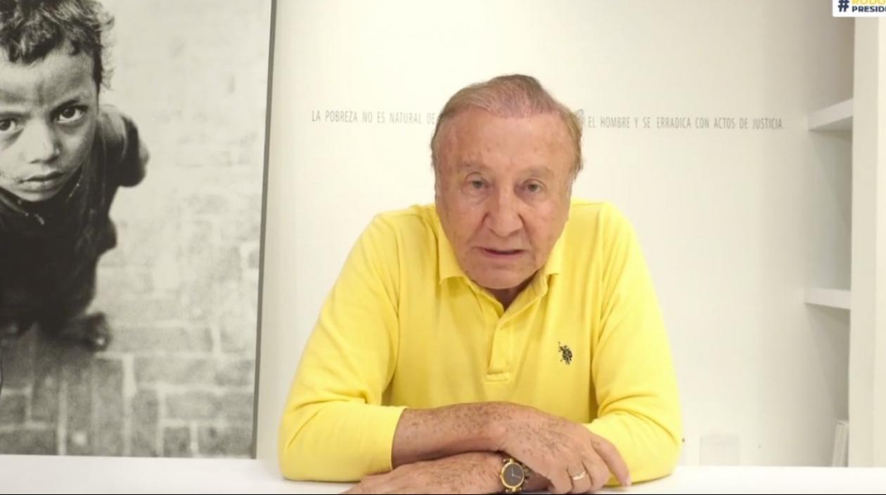 Rodolfo Hernández, candidato presidencial.