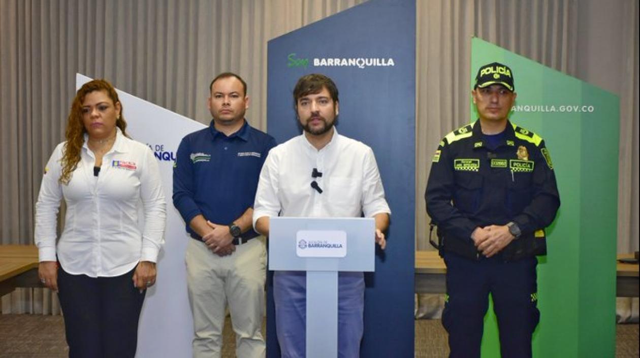 Jaime Pumarejo, en rueda de prensa