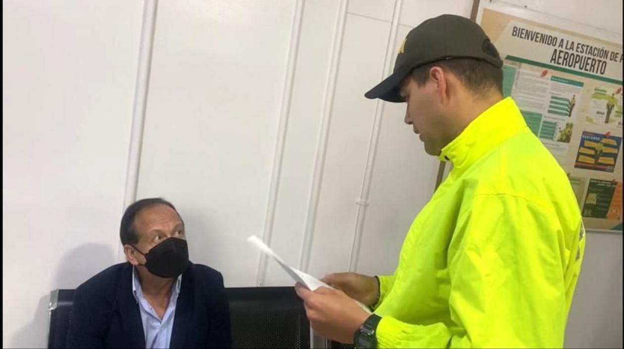 Jorge Hernández Cassis, tras ser capturado.