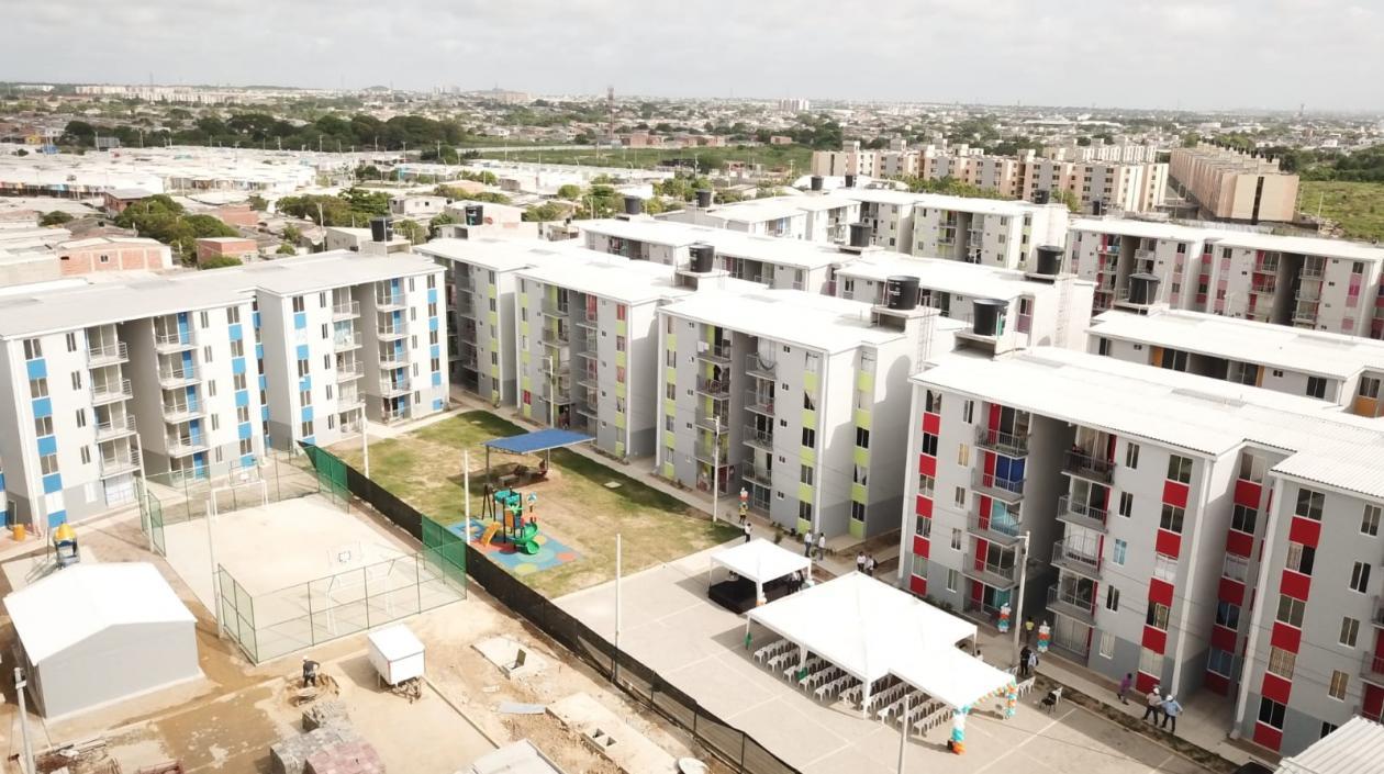 Los apartamentos entregados.