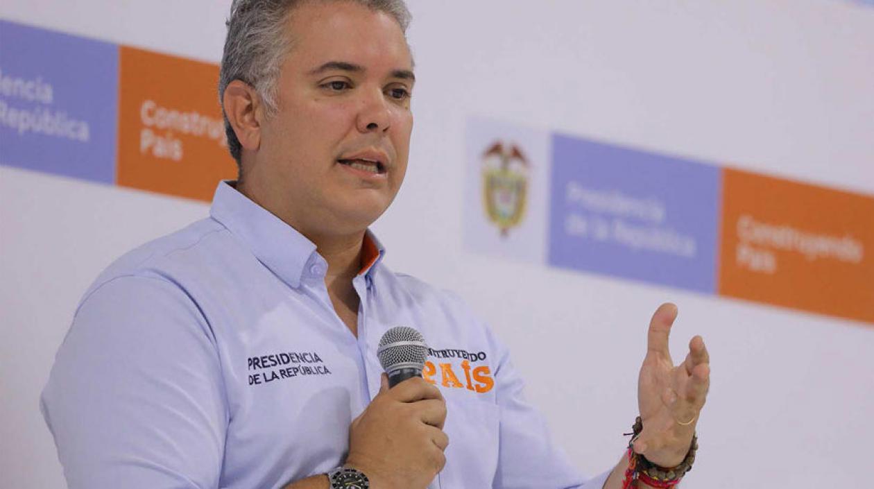 Iván Duque, presidente de Colombia.