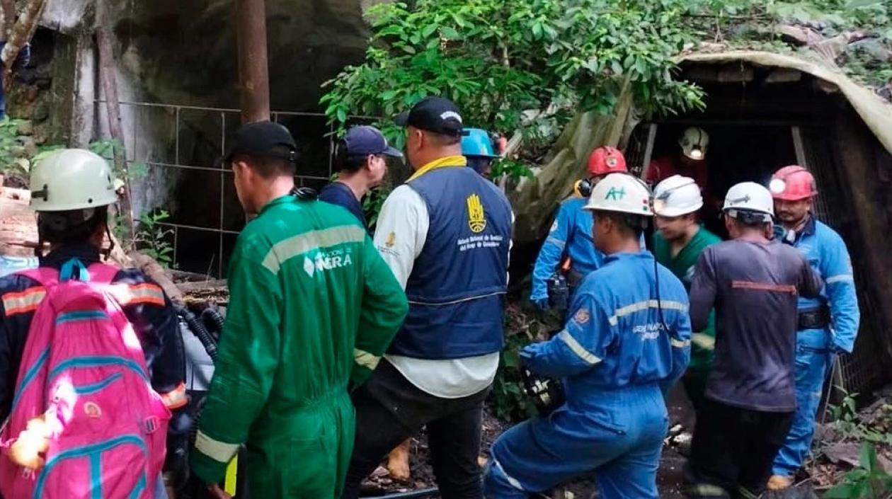 Mina El Mestizo, sitio de la tragedia.