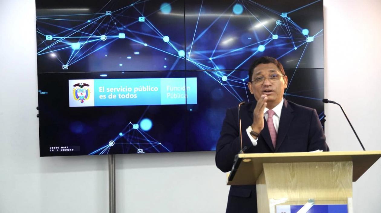 Nerio José Alvis Barranco, Director de la Función Pública.