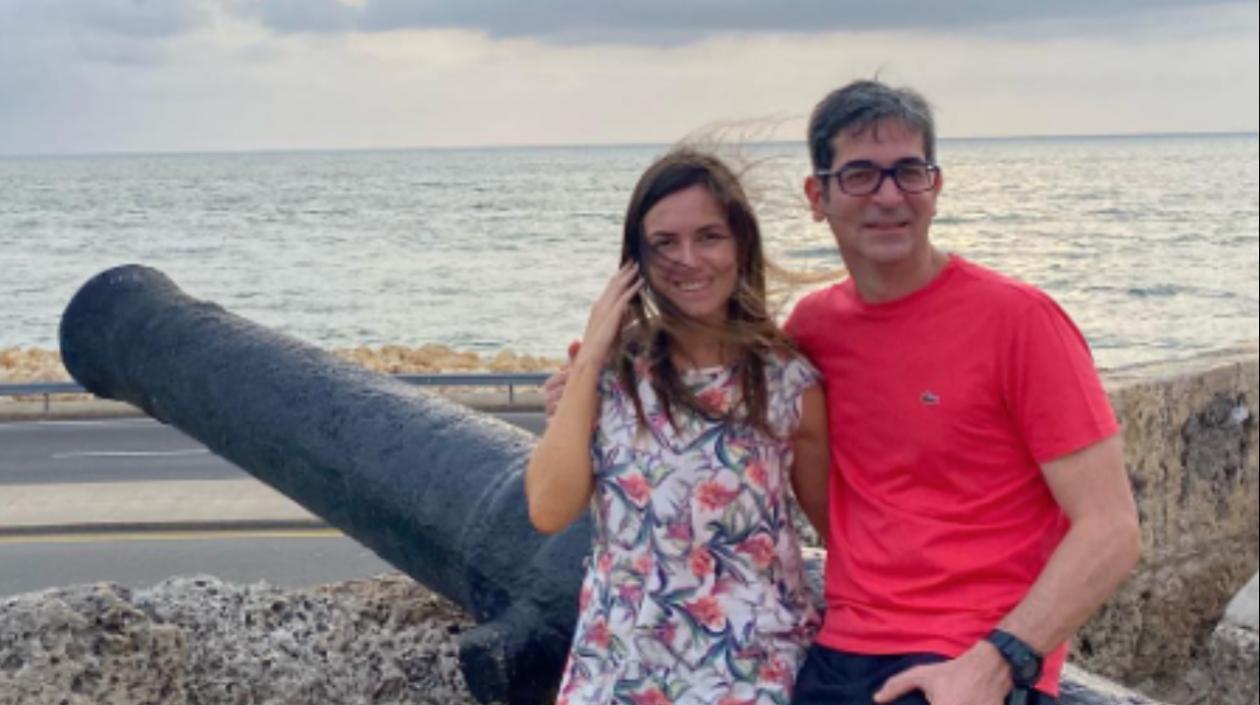Claudia Aguilera y Marcelo Pecci, el fiscal paraguayo asesinado en Barú.