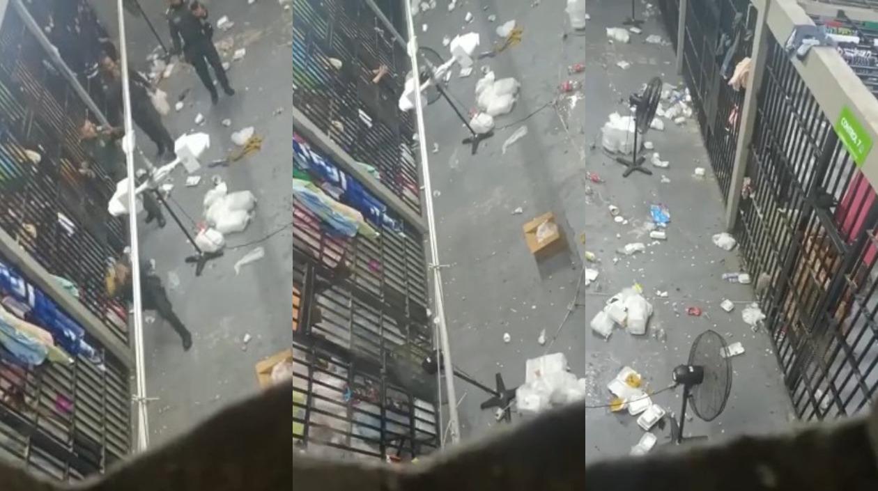 Las imágenes que dejó el enfrentamiento.