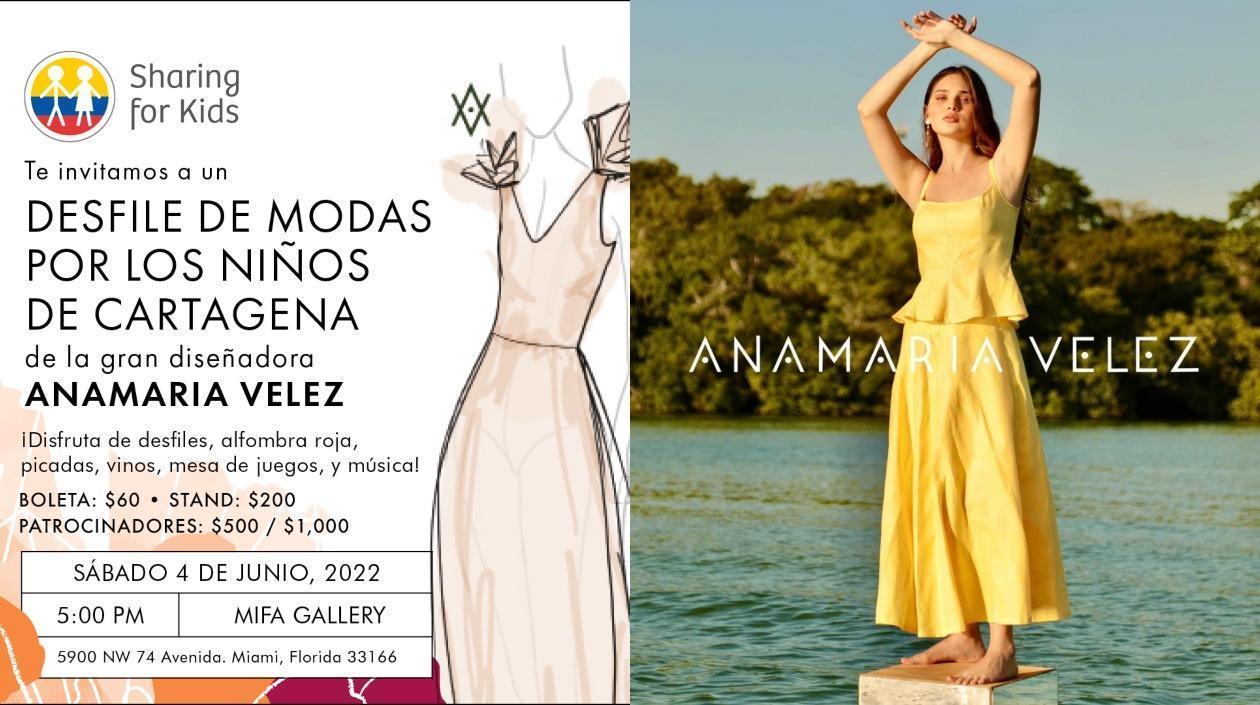 Imagen del evento y de Anamaria Vélez.