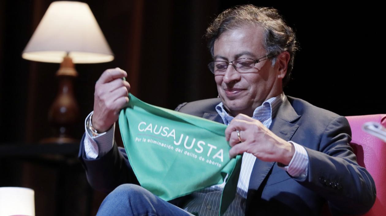 El candidato presidencial Gustavo Petro.