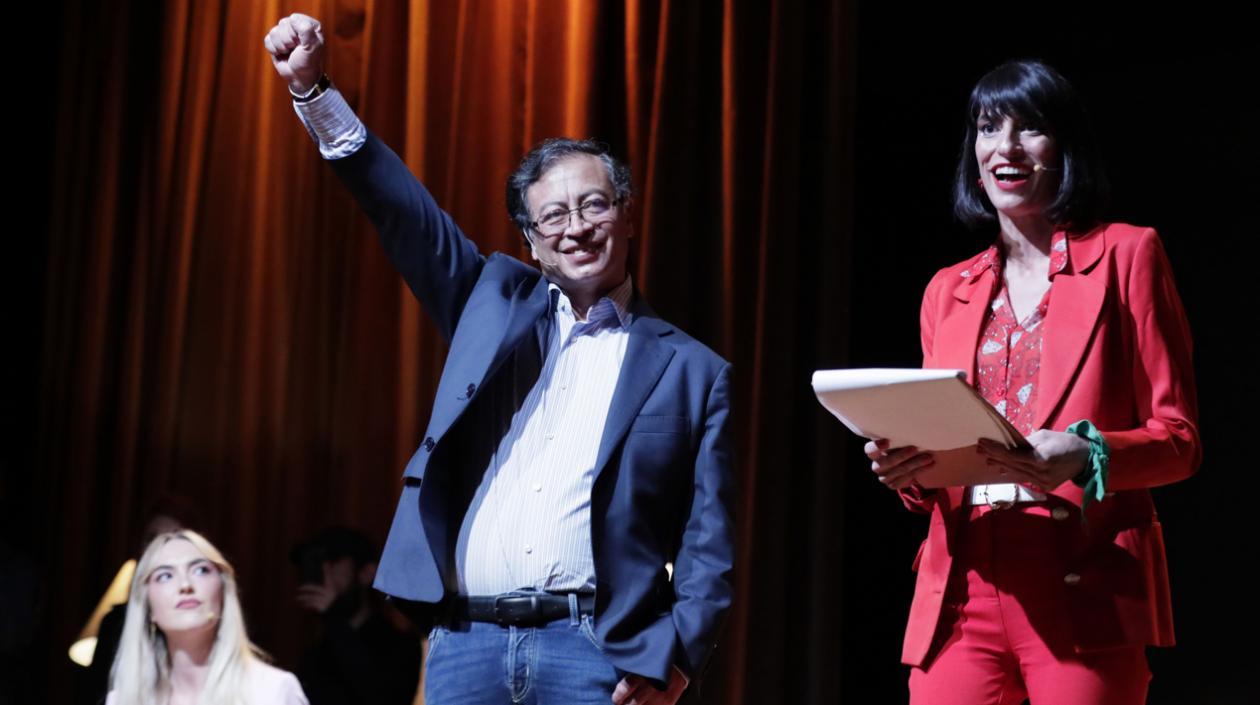 El candidato presidencial Gustavo Petro.